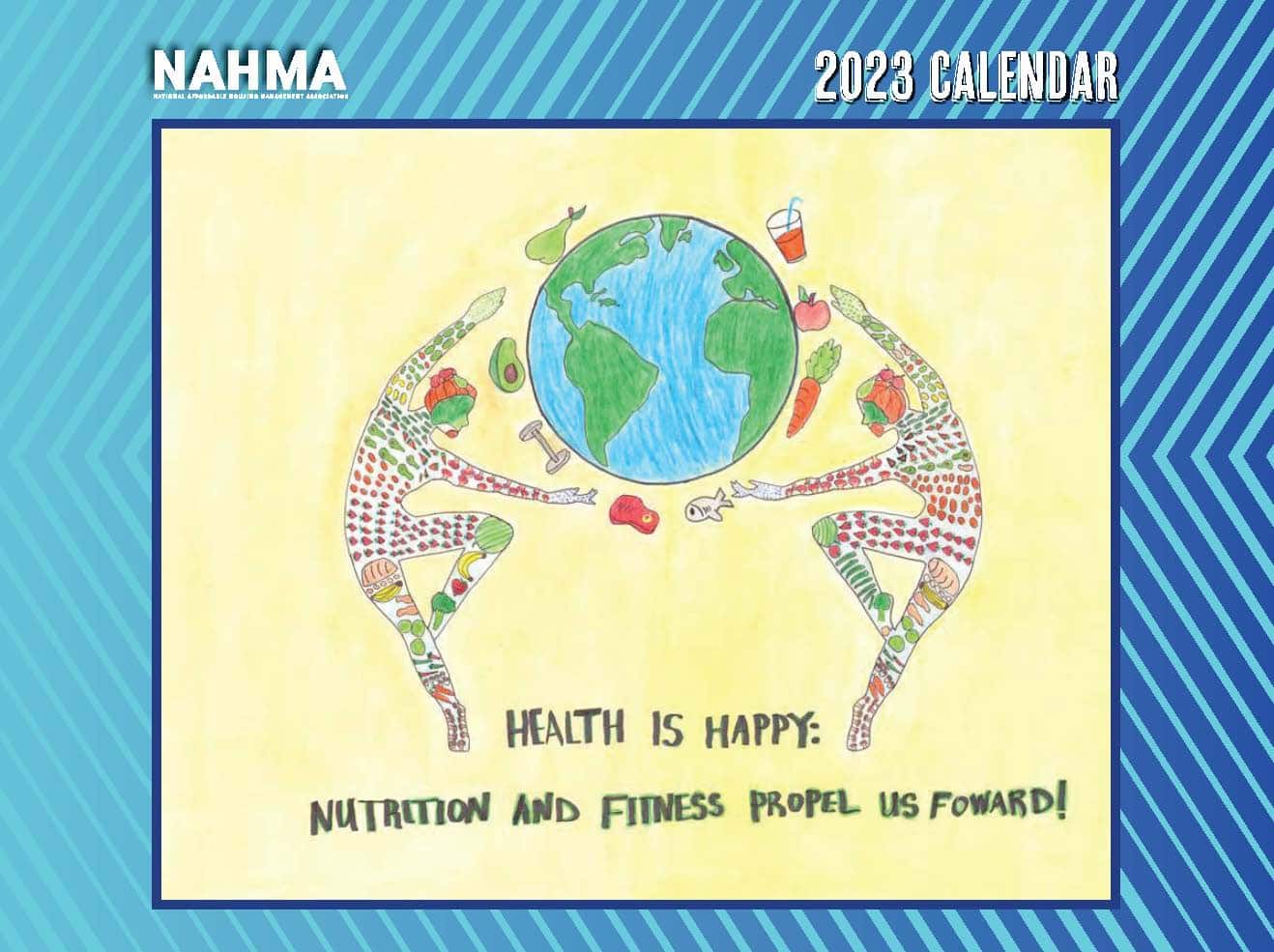2023 Drug-Free Kids Calendar Cover - NAHMA