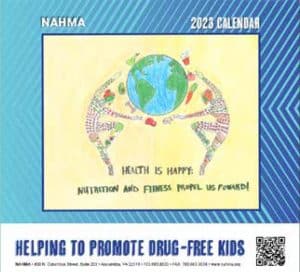 2023 NAHMA Drug Free Kids Calendar.