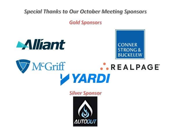 2022 October Meeting Sponsors