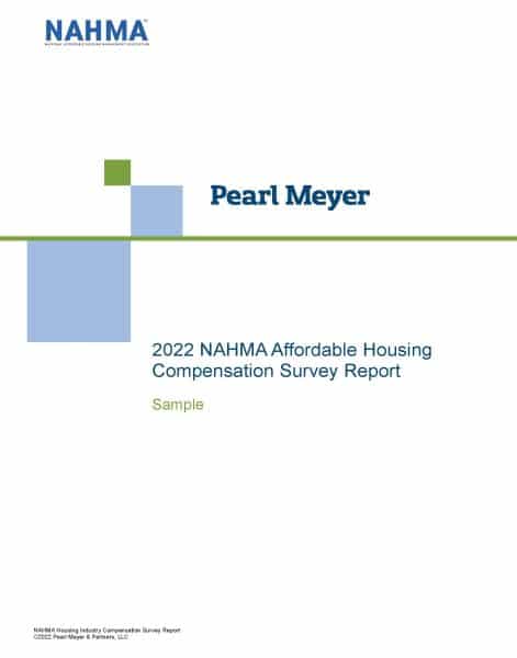 2022 NAHMA Affordable Housing Compensation Survey Report Cover