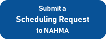 NAHMA advocacy and housing policy logo for community engagement and support.