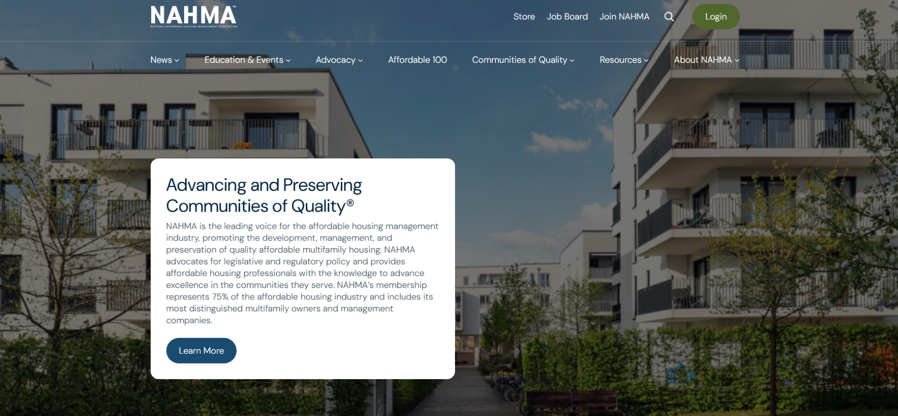 NAHMA Launches New Look Website